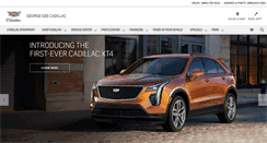 Desktop Screenshot of georgegeecadillac.com
